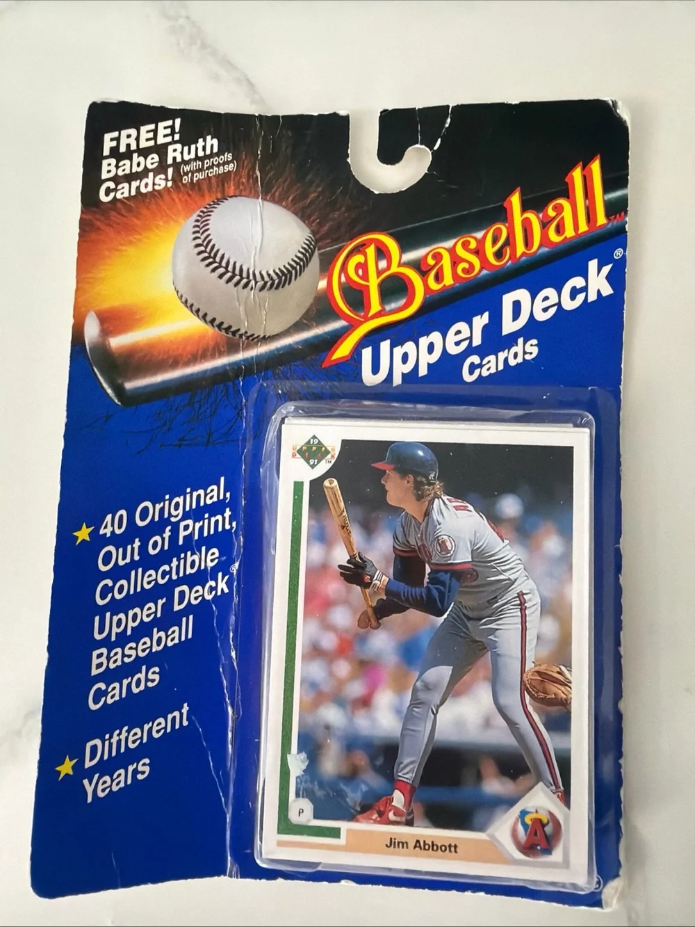 Baseball Card Pack - Blue -